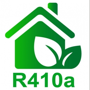 La unidad exterior, equipada con doble ventilador, asegura un intercambio térmico eficiente, mientras que el uso de refrigerante R410A garantiza un funcionamiento estable y un alto rendimiento en todo tipo de condiciones.
